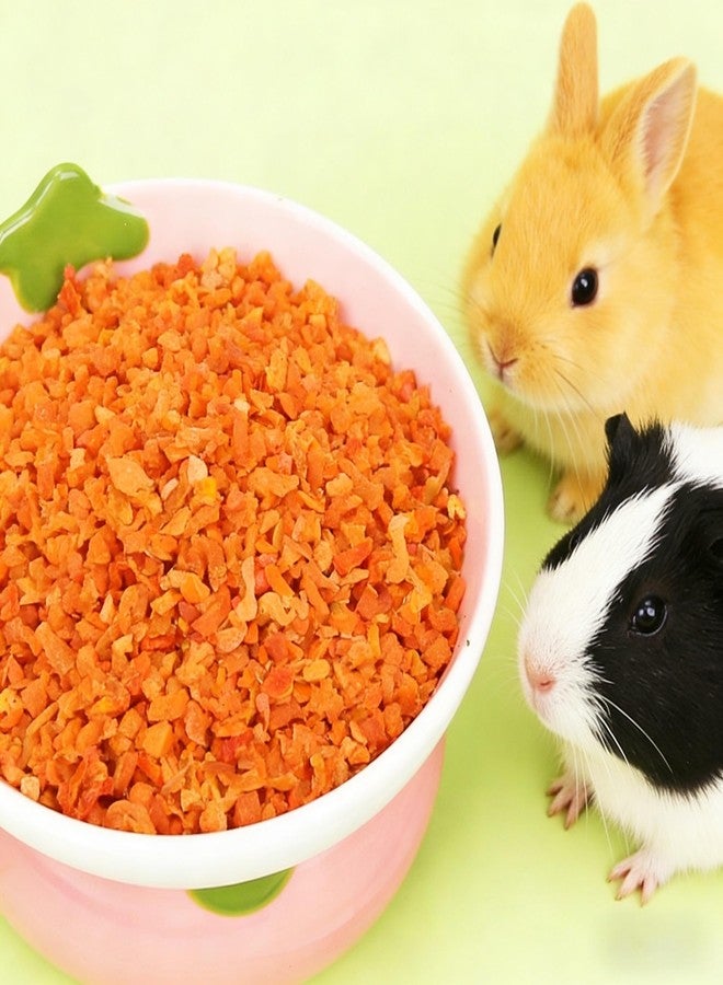 Tyotrbs Guinea Pig Dried Fruit, Freeze-Dried Carrot Granules Rabbit Chew Toys, Hamster & Gerbil Treats Bunny Treats Small Animal Molar Toys for Guinea Pig Hamster Bunny Chinchilla Gerbil, 200g / 7.05oz - Image 4
